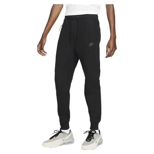 Nike fb8002-222 tech fleece pantaloni sportivi uomo medium olive/black taglia 2xl