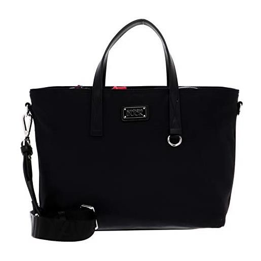 Mandarina Duck style p10myt05, shopper donna, nero (black), 30x24.5x12 (l x h x w)