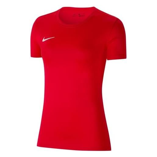 Nike w nk dry park vii jsy ss t-shirt, donna, hyper turq/black, xl