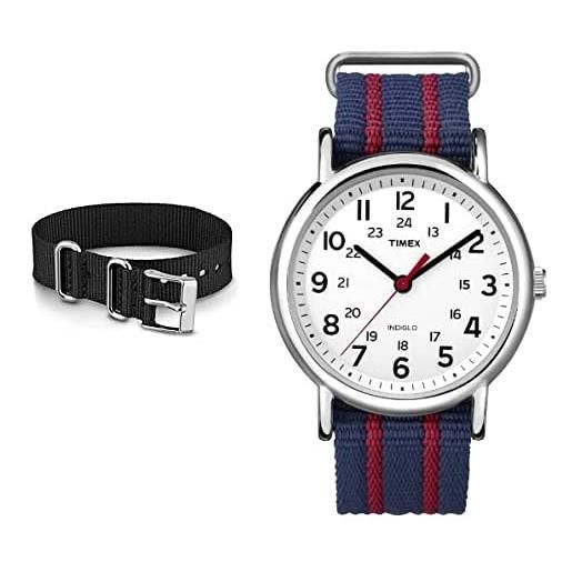 Timex cinturino orologio tw7c03500 + orologio analogico al quarzo unisex