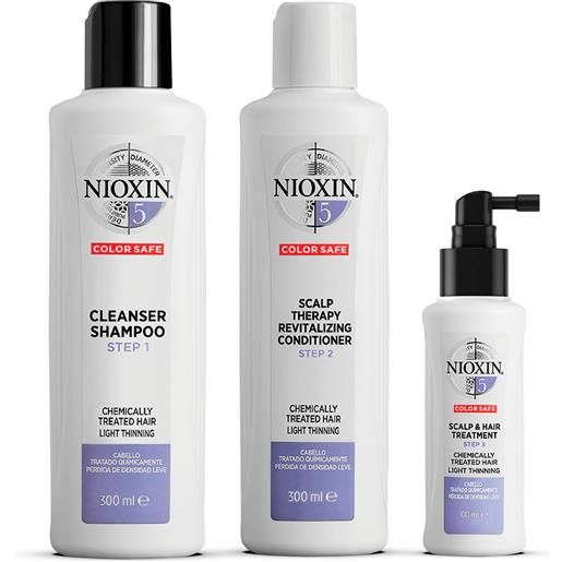 NIOXIN sistema 5 kit trifasico cofanetti per capelli