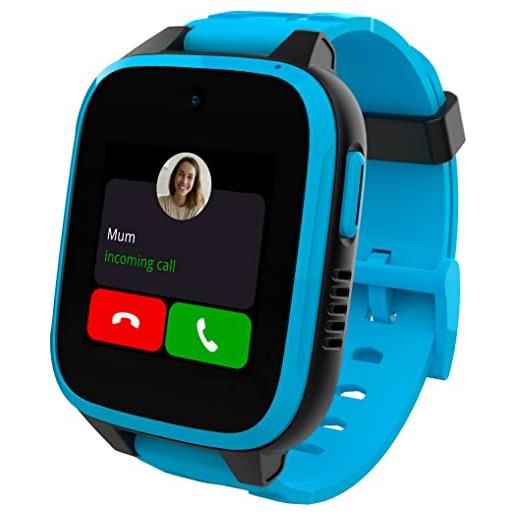 XPLORA xgo 3 - telefono orologio per bambini (4g) - chiamate, messaggi, modalità scuola per bambini, funzione sos, localizzazione gps, fotocamera e contapassi - include 2 anni di garanzia (blu)