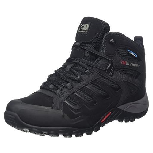 Karrimor helix mid weathertite, scarpe da arrampicata uomo, nero (blk), 43 1/3 eu