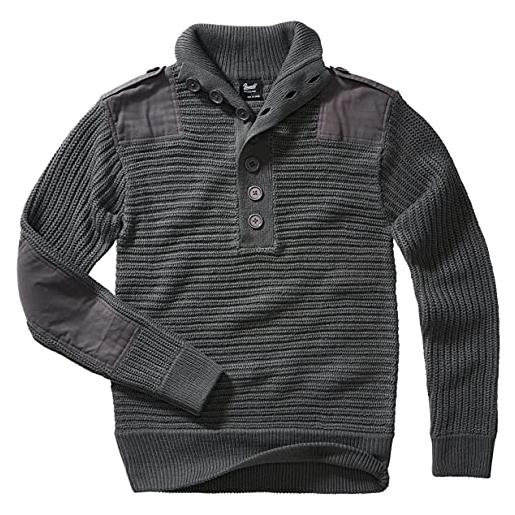 Brandit Brandit alpine pullover, maglione uomo, nero (black), xxl