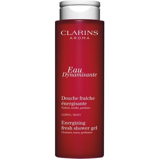 Clarins gel doccia eau dynamisante gel doccia, 200-ml