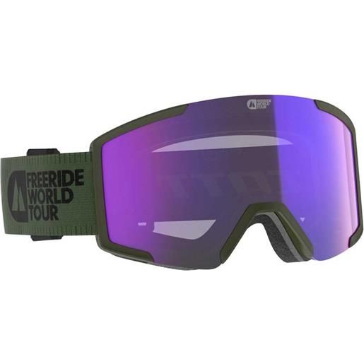 Scott shield fwt ski goggles viola light sensitive blue chrome/cat2-4