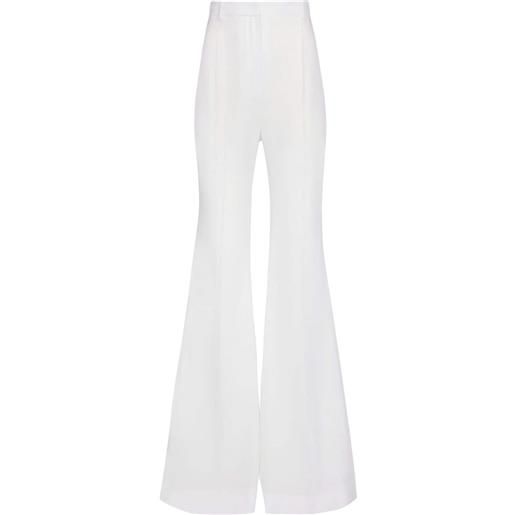Nina Ricci pantaloni a vita alta svasati - bianco