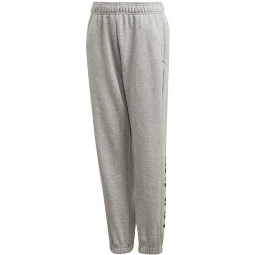 ADIDAS pantalone felpato bambino essential linear grigio/nero [29091]