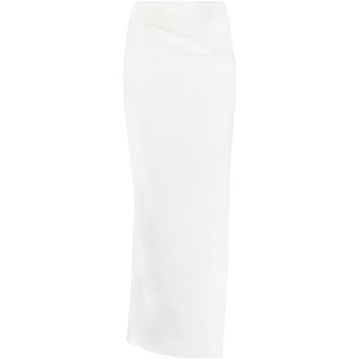 Christopher Esber gonna lunga con dettaglio cut-out - bianco