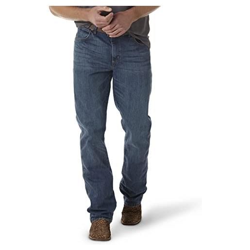 Wrangler - jeans da uomo relaxed boot cut bootcut chic de corte/holgado//ر/ ␞ retrô com ajuste relaxadoretro relax-fit, cresta, 33w x 34l