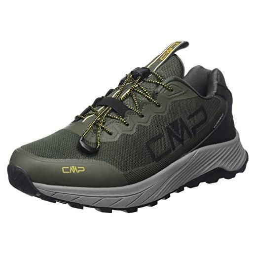 CMP phelyx wp multisport shoes, scarpe da ginnastica uomo, verde militare, 39 eu