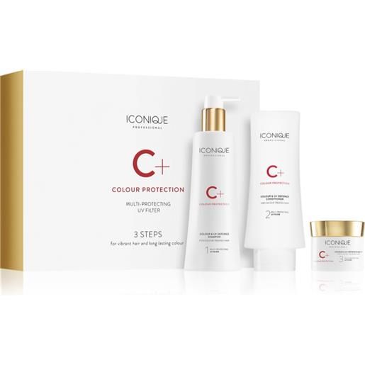 ICONIQUE Professional c+ colour protection 3 steps for vibrant hair and long lasting colour