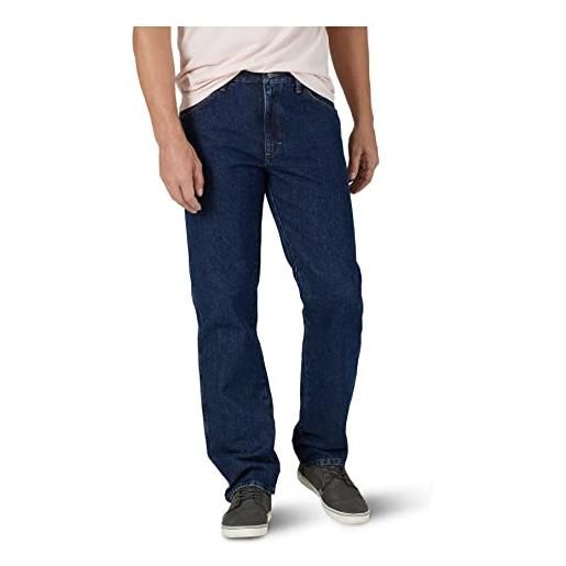 Wrangler authentics mens classic regular-fit jean, jeans, uomo, blu (vintage blue flex), 30w / 30l