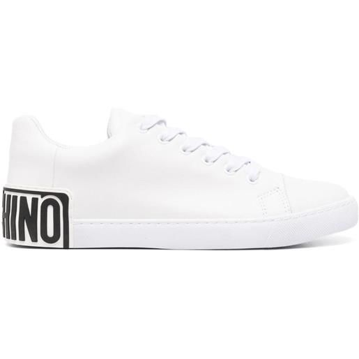 Moschino sneakers in pelle - bianco
