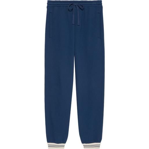 Gucci pantaloni sportivi gg - blu