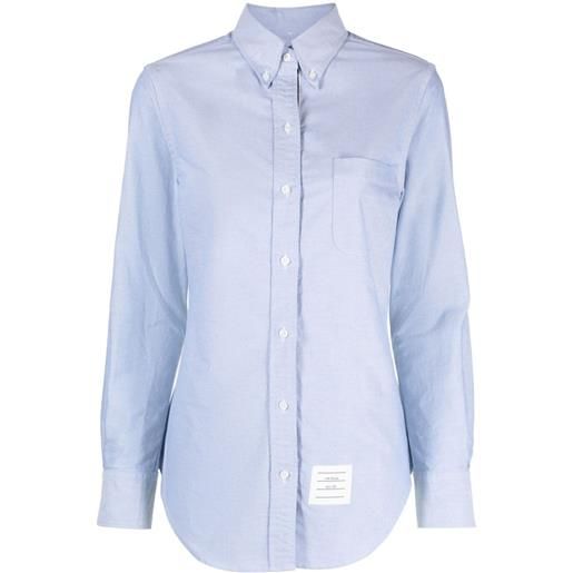 Thom Browne camicia oxford - blu