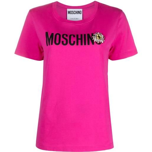 Moschino t-shirt con dettaglio - rosa
