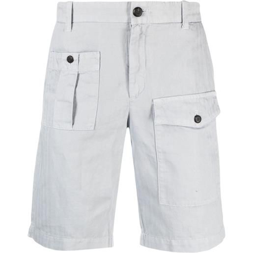 Eleventy shorts con tasche - grigio