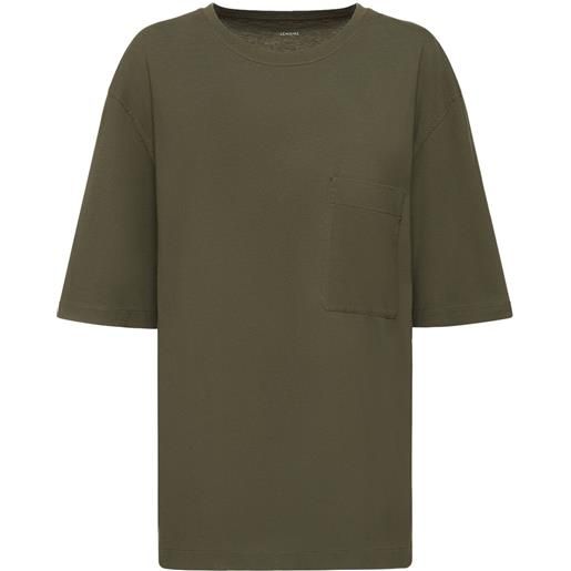 LEMAIRE t-shirt in cotone con tasca
