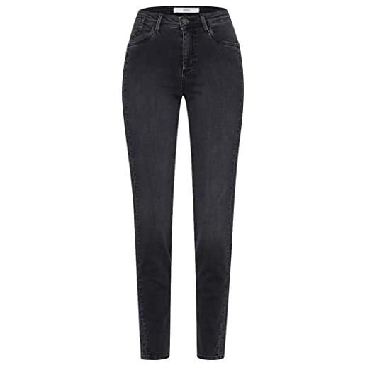 BRAX pantaloni shakira a cinque tasche in qualità invernale jeans, used dark grey, 31w x 30l donna
