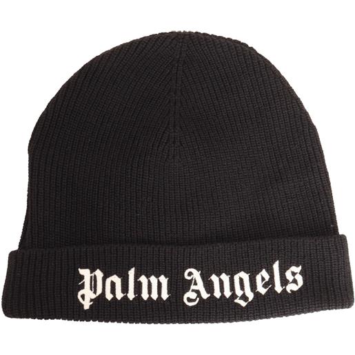 PALM ANGELS KIDS berretto logo lettering