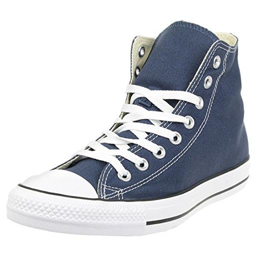 Converse chuck taylor hi, sneaker unisex adulto, blu, taglia 44 eu