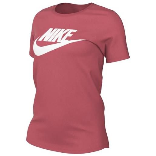Nike nsw essentien icon futura t-shirt, mare, l donna