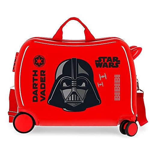 Star Wars darth vader - valigia per bambini rossa 50 x 38 x 20 cm rigida abs chiusura a combinazione laterale 34 l 1,8 kg 4 ruote bagaglio a mano