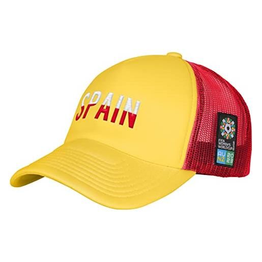 FIFA cappellino da camionista classico per adulti 2023 da donna, colore giallo spagna