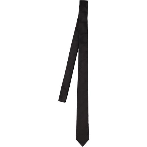 SAINT LAURENT cravatta cassandre in seta