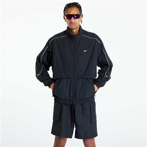 Nike solo swoosh woven tracksuit jacket black/ white