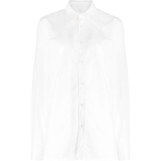 Maison Margiela camicia a righe - bianco