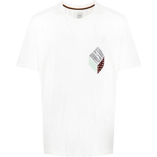 Paul Smith t-shirt con stampa grafica - bianco