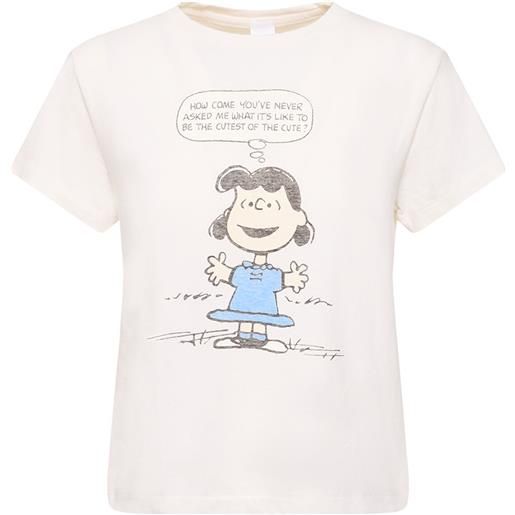 RE/DONE t-shirt lucy cute in cotone
