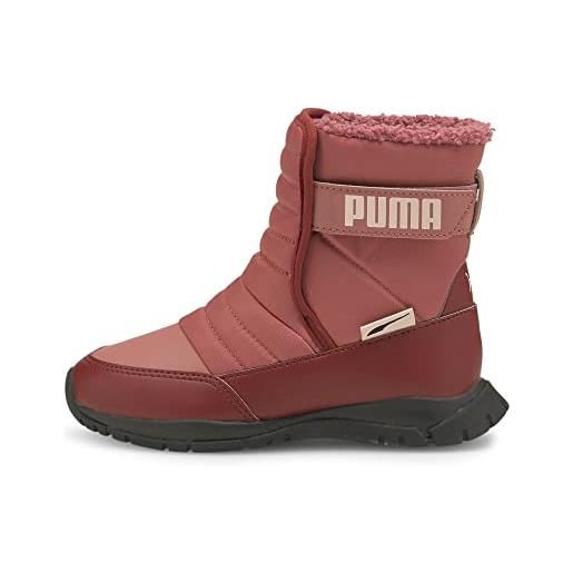 PUMA nieve boot wtr ac ps, scarpe da ginnastica, rosa black white, 34 eu