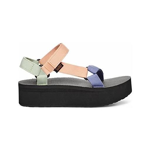Teva flatform universale, sandali donna, sherbert multi, 37 eu