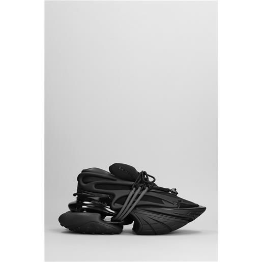 Balmain sneakers unicorn in nylon nero