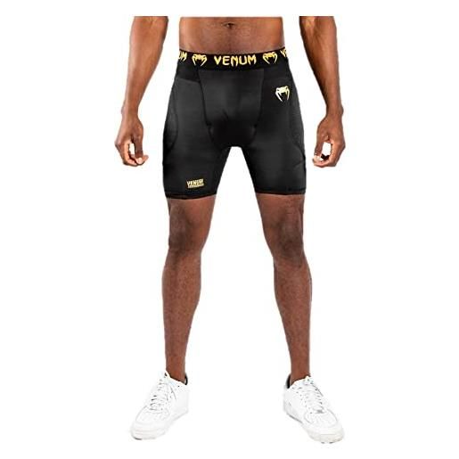 Venum g-fit, pantaloncini di compressione uomo, nero/oro, xxl