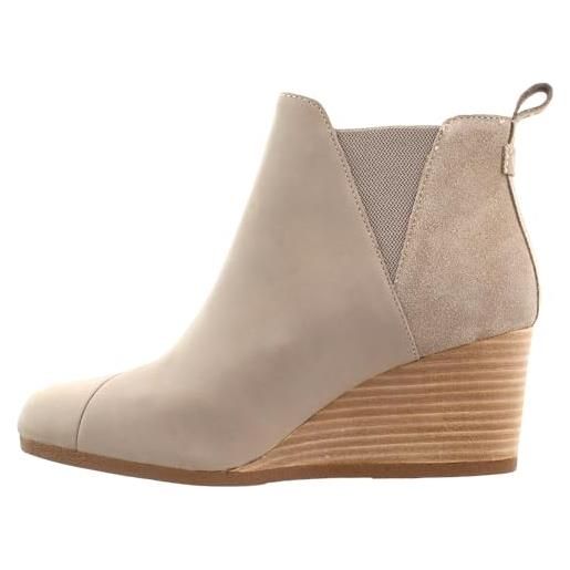 TOMS women kelsey boot, mocassino donna, taupe, 38 eu