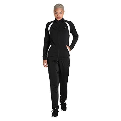 PUMA classic tricot suit op, tuta da allenamento women's, black, xs