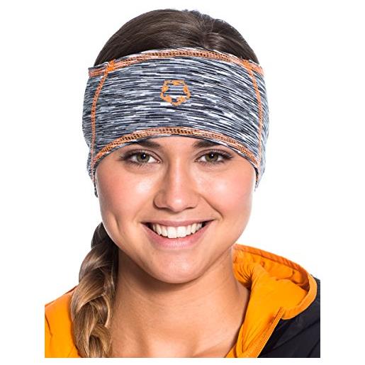 Gregster henry, fascia da corsa unisex bambini, grey/orange, taglia unica