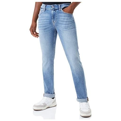 7 For All Mankind skinny jeans, blu medio, 31 uomo