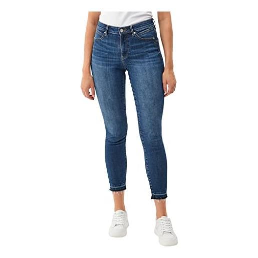 s.Oliver jeans skinny 7/8, blu oceano, 36w x 34l donna