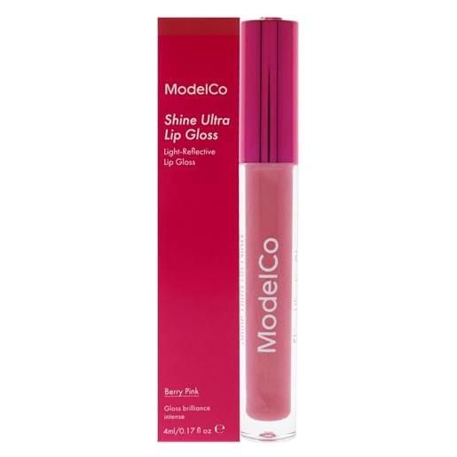 Model. Co shine ultra lip gloss - berry pink for women 4,8 g lip gloss