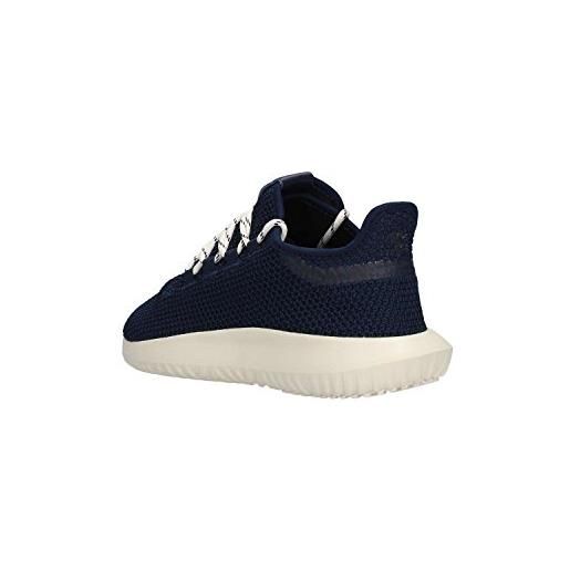 adidas tubular shadow scarpe da ginnastica basse unisex - bambini, blu (collegiate navy/chalk white), 40 eu