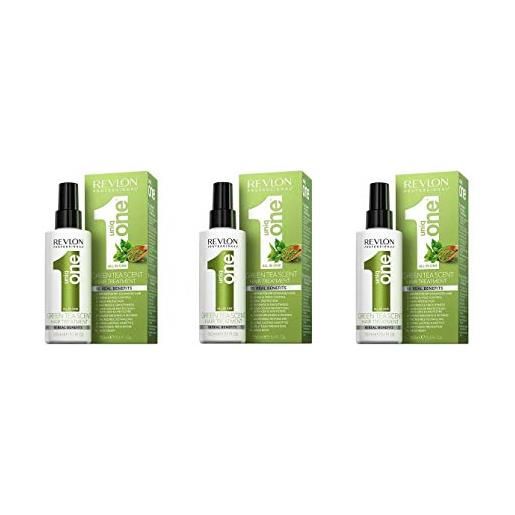 Krissell revlon uniq 1 all in one green tea hair treatment 150ml x3
