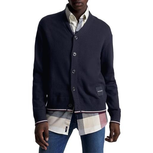 TOMMY HILFIGER monotype gs tipped cardigan