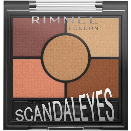 Rimmel scandal`eyes 5 pan palette ombretti 005 sunset bronze