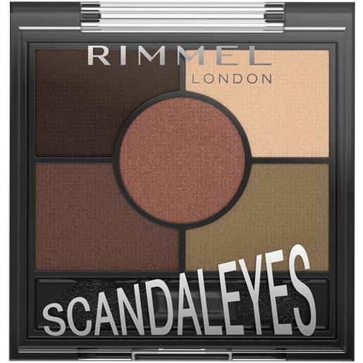 Rimmel scandal`eyes 5 pan palette ombretti 002 brixton brown