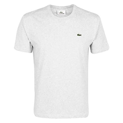 Lacoste th2038-00, t-shirt uomo, grigio (silver chine cca), l